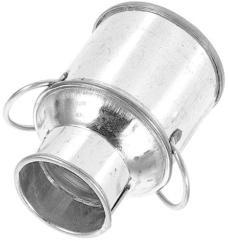 DONFAMDS Mini Pot à Lait Vintage Décoratif Seau Miniature pour Maison De Poupée Et Jardin Accessoire Élégant pour Décoration De Mini Paysage Et Artisanat