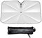 LKILFUWX Parasol Parabrisas, para Tesla Model 3 Highland 2024 Sombrilla Plegable Coche Anti-UV Parabrisas de Coche Que bloquea la luz Paraguas del Lunas Delanteras