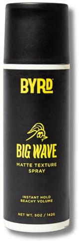 Byrd - Big Wave Matte Texture | Texturizador de Cabello Spray Con Acabado Mate | Spray Volumen Cabello Fino | Ondas Surferas Gruesas y Voluminosas | Efecto Recién Salido de la Playa