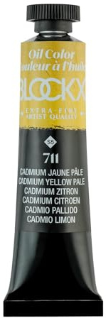 Blockx Kadmiumgelbe blasse Ölfarbe, 20 ml Tube