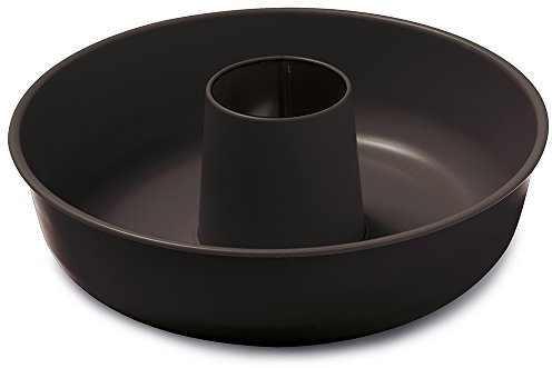 Guardini, Stampo ciambella Ø 25 cm, Acciaio con rivestimento antiaderente, Nero, Made in Italy, Linea Gardenia