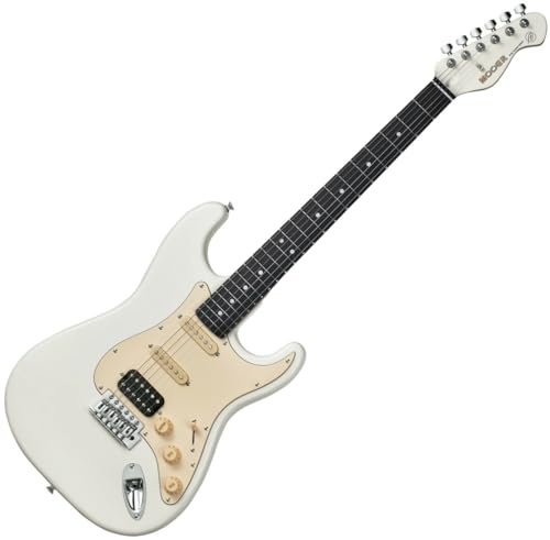 Mooer MSC10 Pro Guitar - Vintage White
