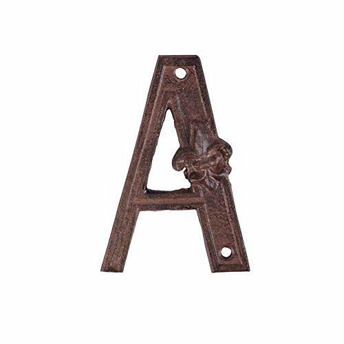 Esschert Design Hausnummer A, rostbraun, 8.4 x 1.2 x 12.2, DB62-A