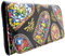 The Legend of Zelda Wind Waker Stained Glass Purse Tri-Fold ID & Card Holder, Black