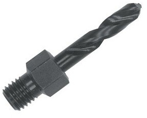Drill America 2 Pcs, 1/4 Cobalt Black Oxide Short Threaded Shank Bit Overall Length: 1-1/4 Shank Size: 1/4-28, Tsd1/4S, Number Of Flutes: 2; Cutting Direction: Right Hand