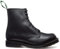 SOLOVAIR Black Greasy 8-Eyelet Derby Boot (37 EU)