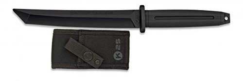 Katana - Coltello da allenamento per arti marziali, dummy, softair, paintball, decorazione, 100% sicuro K25 32412 + portabottiglie in omaggio