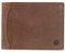 Harrys-Collection HC Herren Geldbörse Quer aus Büffel Leder RFID Schutz Vintage, Farben:braun