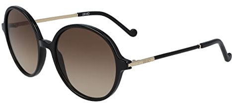 Liu Jo Unisex LJ729S 42995 Sunglasses, 001 Ebony, 55