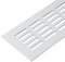 Griglia di ventilazione per porta, in alluminio, bianca, griglia di ventilazione rettangolare, 800 x 80 mm, griglia per mobili in alluminio per riscaldamento a parete, ecc. 1 pezzo
