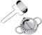 Dumplings en Acier Inoxydable Moule 2pcs / Set Ravioli en Acier Inoxydable Boulette Moule Machine, Machine De Découpe Ravioli Chinois Dumpling Machine Pâtisserie Pâte Cutter