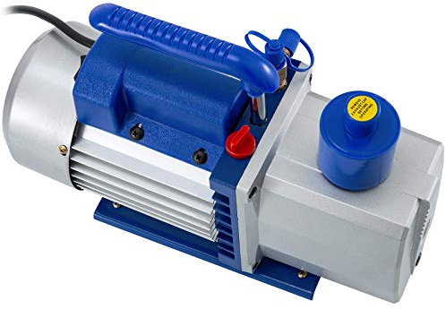 SLRMKK 4.5CFM Vacuum Pump 2 Stage 4.5CFM 1-2HP Air Vacuum Pump Air Conditioning Pump 220V/50hz Refrigerant Vacuum Pump HVAC 128L/MIN