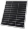 Panneau Solaire Monocristallin - Photovoltaïque, Silicium, 100 W, Câble avec Connecteur MC4, Batterie de 12V, Set de 4 - Module Solaire pour Camping-Car, Caravane, Bateau, Yacht, Jardin