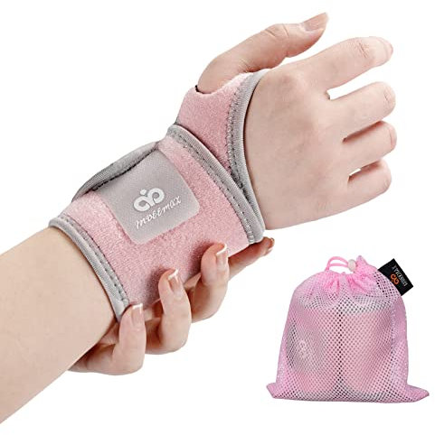 INDEEMAX 1 Paar Kupfer Handgelenk Bandagen für Männer und Damen, Handgelenkbandage für Karpaltunnel, Schmerzlinderung, Arthritis, Einstellbare Kompression Bandage Handgelenk für Linke Rechte Hand