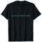 Lehman Brothers Vintage Herren T-Shirt Schwarz S Crew Neck Halbarm Klassisch Passform 100% Baumwolle Einfarbig T-Shirt