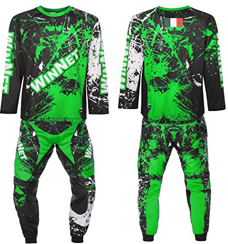 WinNet Completo da Moto Cross Maglia + Pantalone