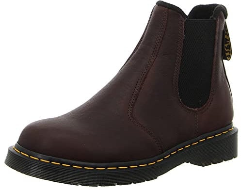 Dr. Martens 2976, Anfibi Unisex-Adulto, Marrone Scuro Valor WP, 46 EU