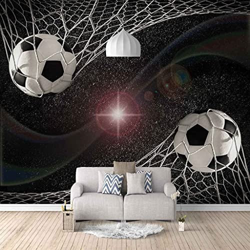 REKKNA Photo Home Decor Sports Football Basketball Bedroom Wallpaper Wall Art Mural 3D Wallpaper Paste Living Room The Wall for Bedroom Children's Room Mural Removable Wall Posters 300 x 210 cm (WxH)