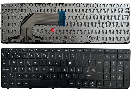 BAETI Teclado español SP para portátil H-P Pavilion 15-N 15-E 15E 15N 15T 15-F 15-G 15-R 15-A 15-S 15-H 250 G2 G3 255 G2 G3 256 G2 G3