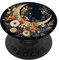 PopSockets Boho Mond Wildblumen PopGrip - Klebender PopSocket für Smartphones mit glatten, harten Plastikgehäusen - Schwarz