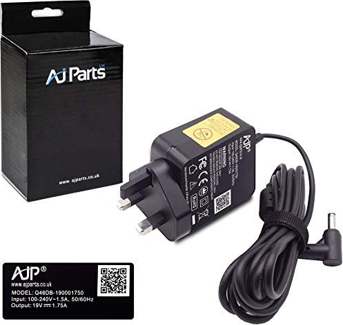AJP 33W AC Charger for Asus VivoBook E410M E406M E406MA E402M E402S E402Y E402N E402 E410MA E410 E406S E406 E402YA E203MAH E203NAH E203MA-TBCL232A 11.6 Laptop Power Supply Cord