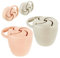 PandaEar 2 Stück Silikon Snack Becher Baby, Zusammenklappbare Snackbox Snack Cup Auslaufsicherer für Kleinkinder Baby (Rosa/Leinen)