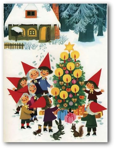 LABORATORIO 102 Quadri personalizzati con Foto Natale Vintage Albero Bambini (30x40) cm- Stampa su Forex Quadri Pannelli - Massima Qualità di Stampa - Quadro Moderno Pronto da appendere