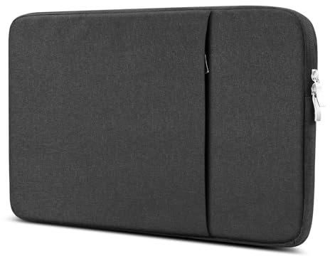 KOTBARLI Portable Monitor Case 18'' Protective Carrying Sleeve for Most Portable Monitors,Water Resistant Portable Display Bag with Accessory Pocket