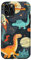iPhone 11 Pro Funny Dinosaurs In Space Phone Cover Case