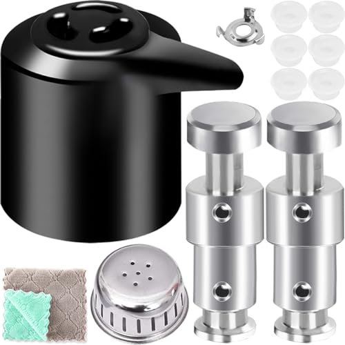 EATBALE Pièces de rechange pour Instant Pot Duo 3, 5, 6 QT, Duo Plus 3, 6 Quart (QT) incluant poignée d'évacuation de la vapeur, valve flottante avec capuchons en silicone, bouclier anti-blocage