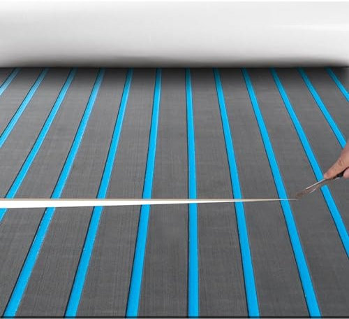 FfiMe Boat Flooring EVA Foam Boat Decking, boat flooring, boat flooring decking, pup plank for boat, foam boat decking sheet, boat flooring mat, sea deck foam, 1200 * 2400 * 6mm gray