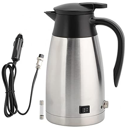 FDHESAR Kettles,for Boiliwater 1000Ml 12V 24V Universal Car Kettle Heater Kettle Pot Portable Water Heater for Coffee and Tea Kettle