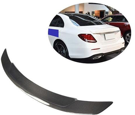 WLLLLa Für Mercedes-Benz E-Class W213 2016-2019 Auto hinterdach Spoiler Kofferraum Schwanz flügel Lippen körper Kits Auto Dekoration Zubehör
