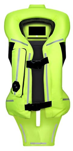 Airbag Weste Racing Airbag Weste Radfahren Warnweste Airbag Weste Für Motorräder Reflektierende Airbag Weste Für Motocross Fahrrad Reiten Geeignet Für Erwachsene Männer Und Frauen A,L