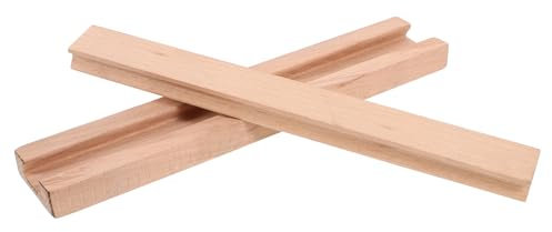 Angoily 18 Zoll Große Schubladenführungen Aus Holz Ersatzschienen Für Kommodenschubladen Stabile Führungsschiene in Der Mitte Für Reibungslosen Betrieb