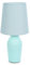 ValueLights | Duck Egg Blue Ceramic Base Table Lamp with Tapered Fabric Lampshade Bedroom Bedside Light - LED Bulb Included | Table Lamps & Home Improvements Essential