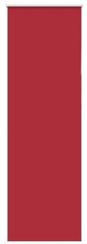 vidaXL Verdunkelungsrollo Rot 80x210 cm Stoffbreite 75,7 cm Polyester, Rollo, Klemmfix, Thermorollo, Verdunklungsrollo, Klemmrollo, Fensterrollo