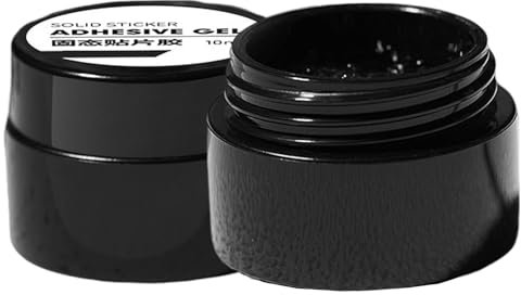 Clear Solid Nail Glue Gel for Acrylic Tips - Strong Non-Stick Formula