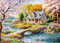 Puzzles 1000 Pieces for Adults jigsaw puzzles for adults-Beautiful Quiet Village-1000 Piece Puzzle Classic Educational Games Beautiful Decoration Puzzle