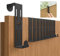 Porte Manteau pour Porte, 10 Pièces Crochet Porte Sans Percage, Polyvalent Patère de Porte à Suspendre, Patere Porte pour Tiroir, Placard Armoire Cuisine Salle de Bains Chambre à Coucher - Noir