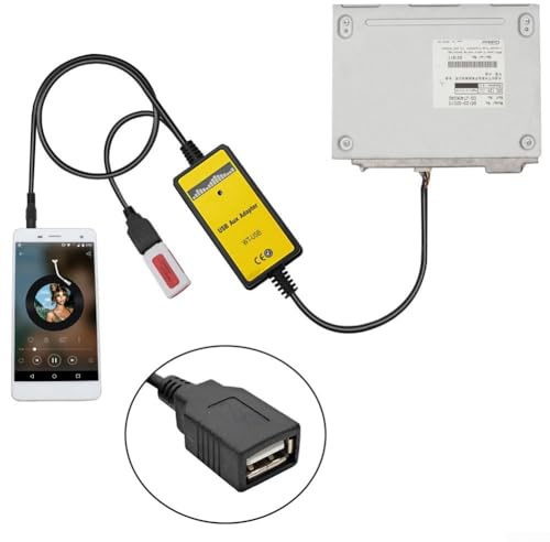 zeroupshop USB-AUX-Adapter für Autoradio für Toyota, Corolla, Camry und Verschiedene Modellkompatibilität