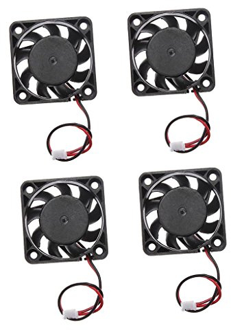 4pieces 12V 2Pin 40 mm Mini 4 cm Fan Silent Computer Cooler Cooling Fan PC