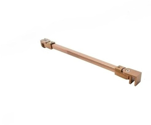 1 stück Wand Zu Glas Dusche Gehäuse Befestigung Bar Halterung Schwanken Prävention Einstellbar für Walk-in Duschabtrennung(Color 2,40cm Long)