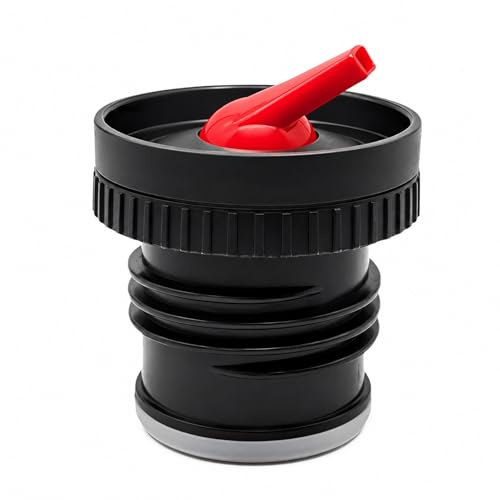 Stanley Classic - Tapón térmico Pico de Mate de repuesto para botellas de boca ancha aisladas al vacío (1,1 QT, 2QT), tapón de rosca, silicona, color negro