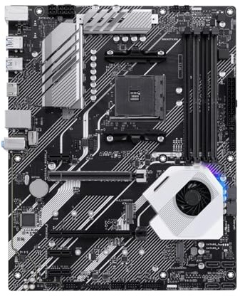 for X570-P Motherboard Unterstützt 5500 5600X 5700X 5800X3D CPU 4xDDR4 5100MHz 128GB NVME M.2 HDMI ATX AM4 for ASUS, Replacement Part