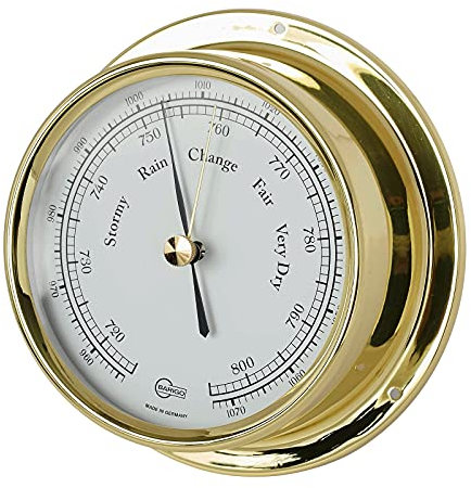 Barigo Marine Barometer Regatta Messing 120mm