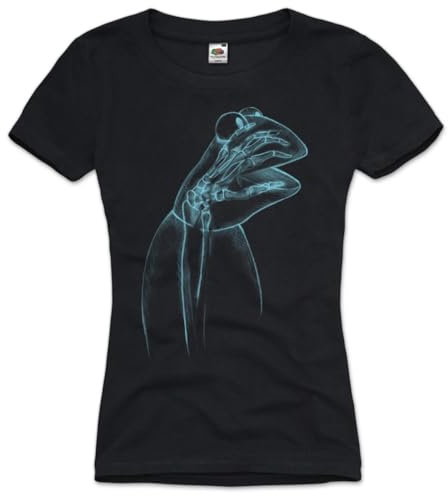 style3 Kermit X-Ray T-Shirt Damen Frosch Piggy muss Fun Ernie bert Monster
