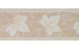 Bordüre Borte beige floral Ahorn Blatt Ahornblatt