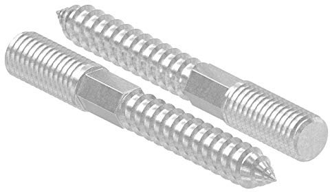 Edelstahl Stockschraube, M10 x 80mm, 10er Pack