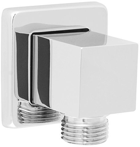 Welfenstein Wandanschlussbogen HC10 eckig Messing verchromt